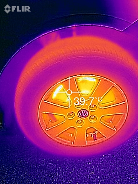 Wärmebild aus einer Thermographischen Prüfung, SVB-Bauer, unabhängiger Kfz-Sachverständiger / Gutachter in Wiesbaden & Umgebung