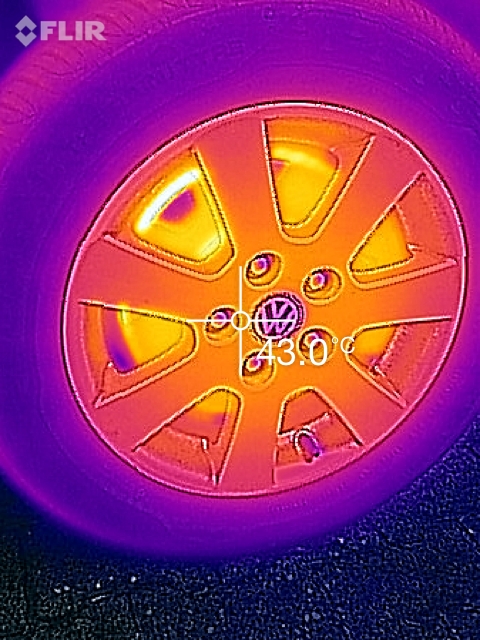 Wärmebild aus einer Thermographischen Prüfung, SVB-Bauer, unabhängiger Kfz-Sachverständiger / Gutachter in Wiesbaden & Umgebung