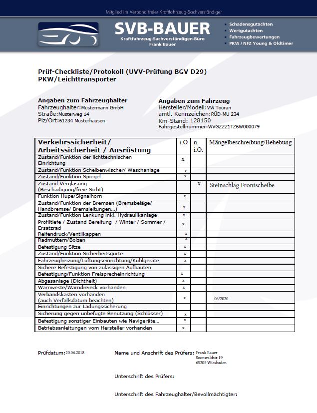 Uvv Prüfung Preise: Kostentransparenz Für Uvv Sicherheitsprüfungen